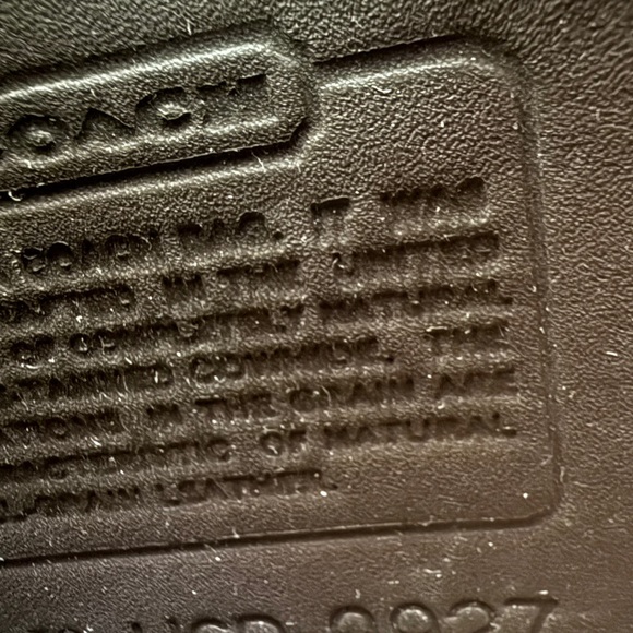 Vintage Coach H6D-9927 Willis Turn Lock Crossbody Leather Bag - Picture 11 of 17